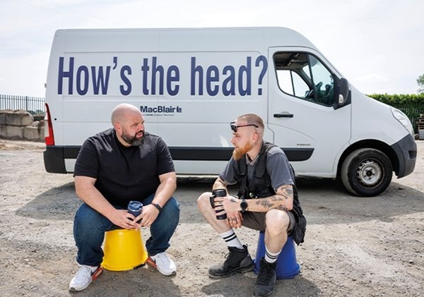 MacBlair's 'How's the Head?' Campaign Encourages Tradespeople to Stay Connected